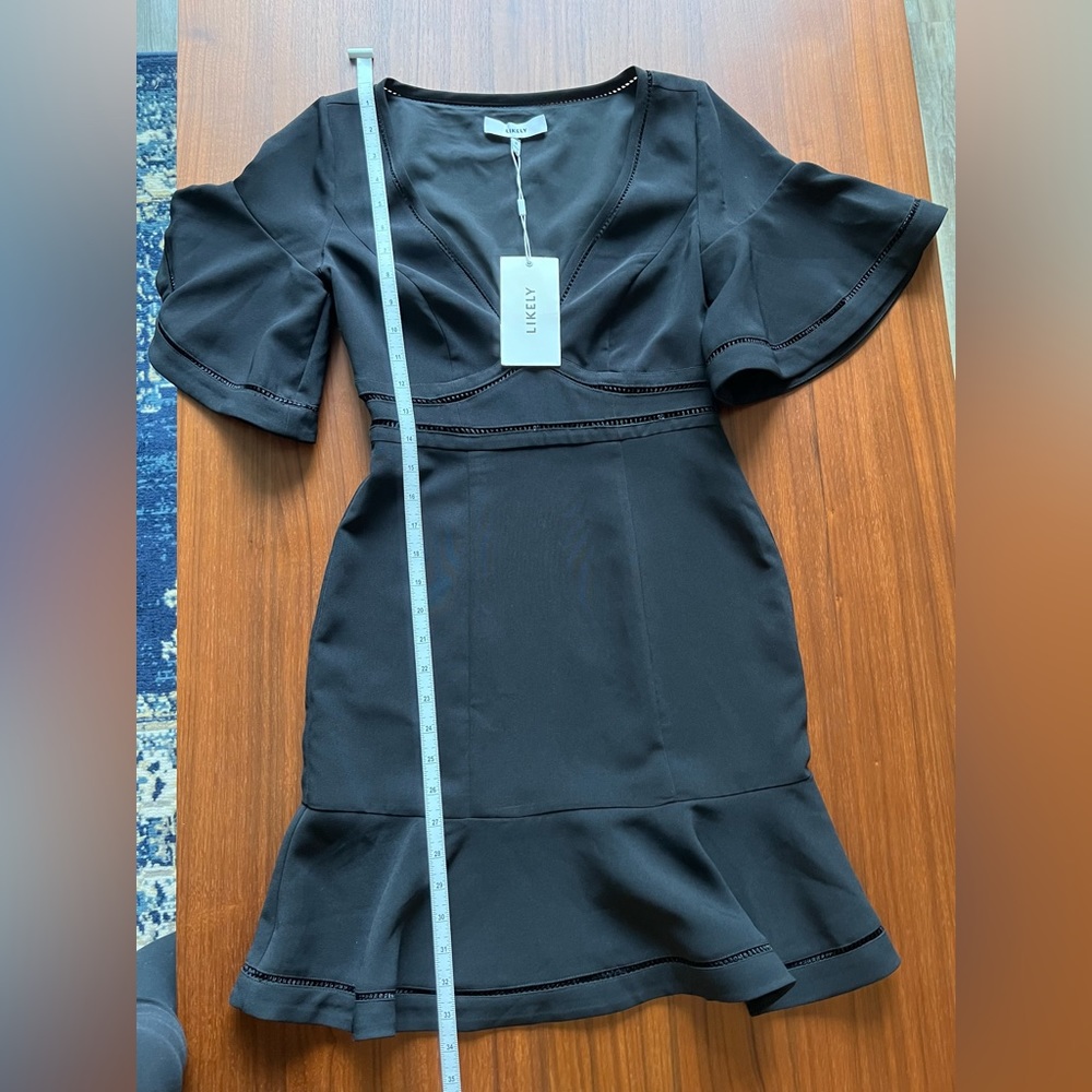 Likely Black Size 0 dress NWT.